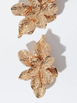 PARFOIS Lange Ohrringe|Trend Collection>Ohrringe Mit Blume Golden