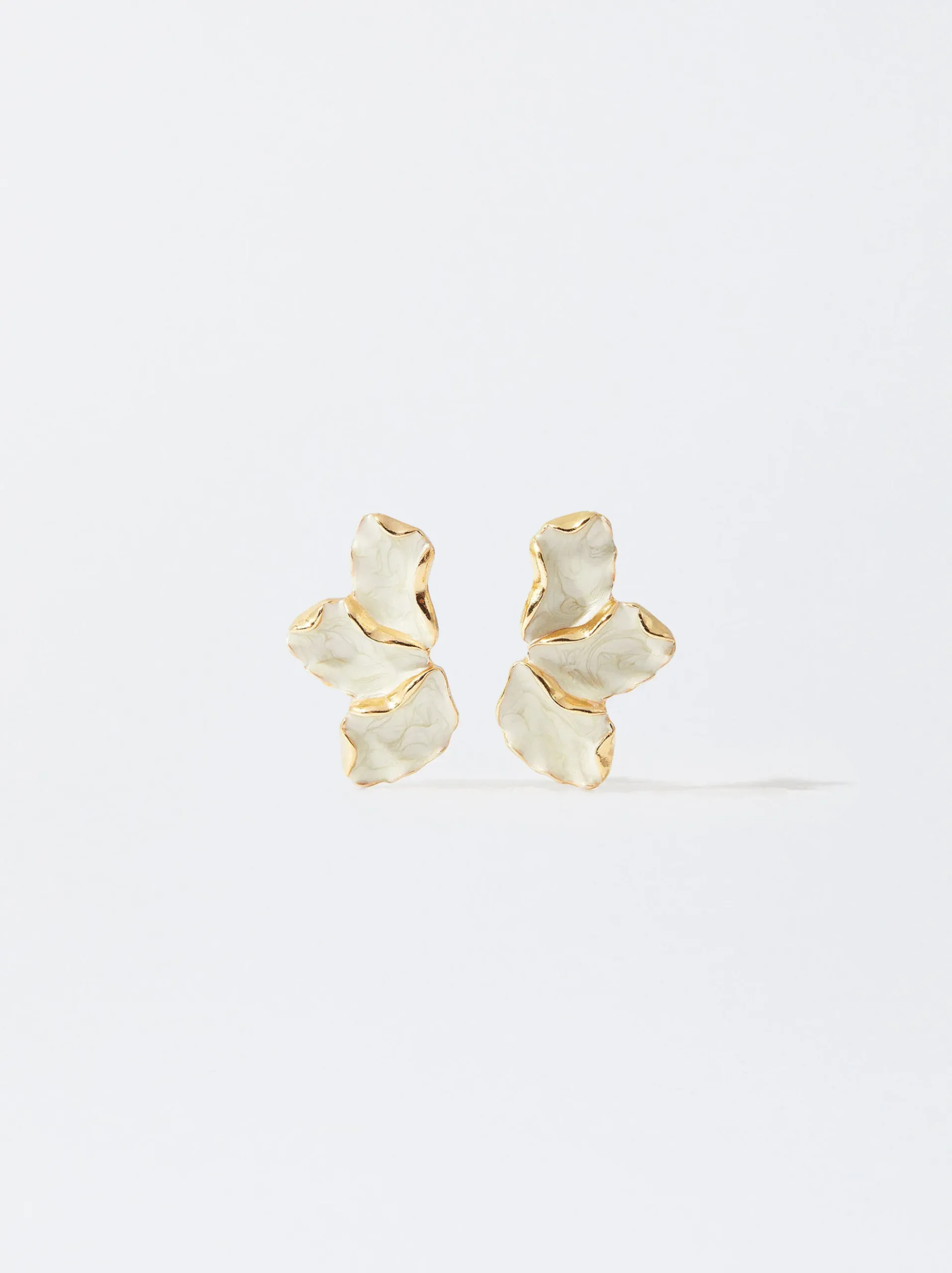 PARFOIS Kurze Halsketten>Ohrringe Mit Blume Golden