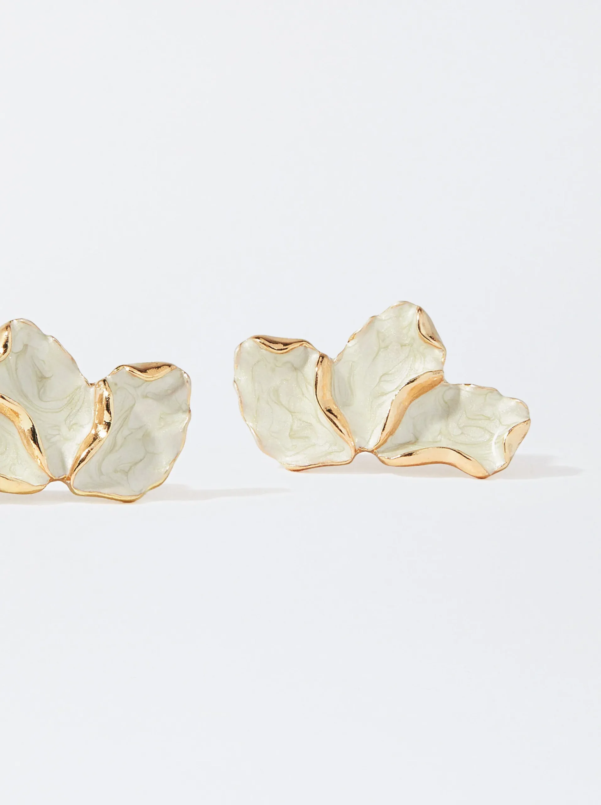PARFOIS Kurze Halsketten>Ohrringe Mit Blume Golden