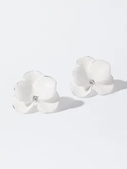 PARFOIS Ringe>Ohrringe Mit Blume Weib