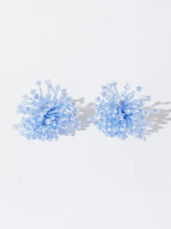 PARFOIS Ringe>Ohrringe Mit Glasperlen Blau