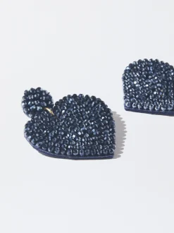 PARFOIS Lange Ohrringe|Trend Collection>Ohrringe Mit Herz Blau