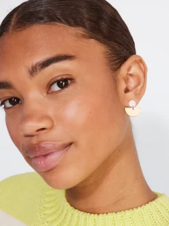 PARFOIS Ringe>Ohrringe Mit Muschel Golden