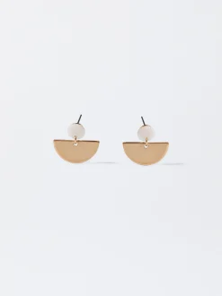 PARFOIS Ringe>Ohrringe Mit Muschel Golden