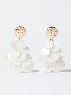 PARFOIS Lange Ohrringe>Ohrringe Mit Muschel Beige