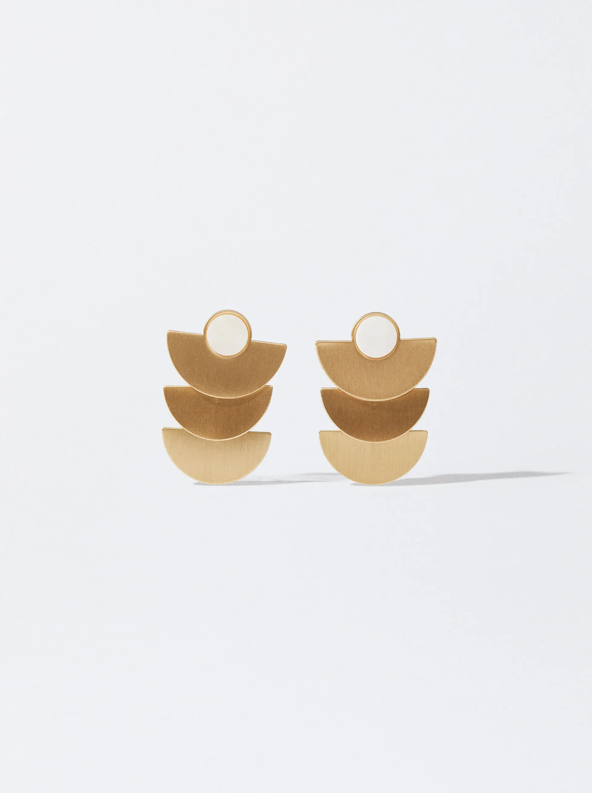 PARFOIS Flache Schuhe>Ohrringe Mit Muschel Golden