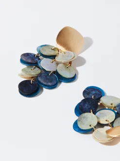 PARFOIS Ringe>Ohrringe Mit Muschel Mehrfarbig