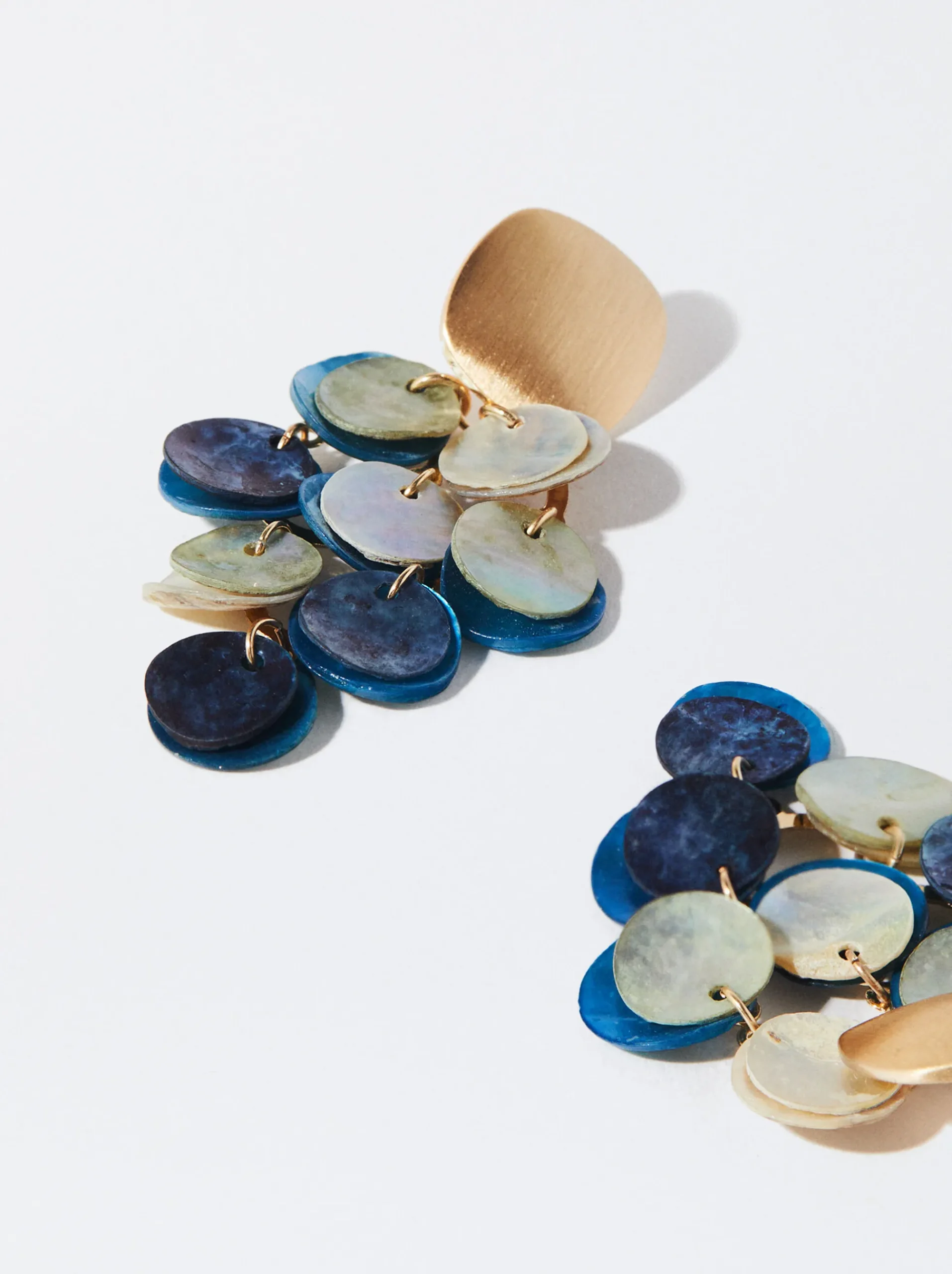 PARFOIS Ringe>Ohrringe Mit Muschel Mehrfarbig