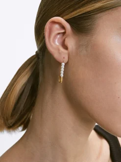 PARFOIS Basics|Kurze Ohrringe>Ohrringe Mit Sicherheitsnadel Aus Stahl Golden