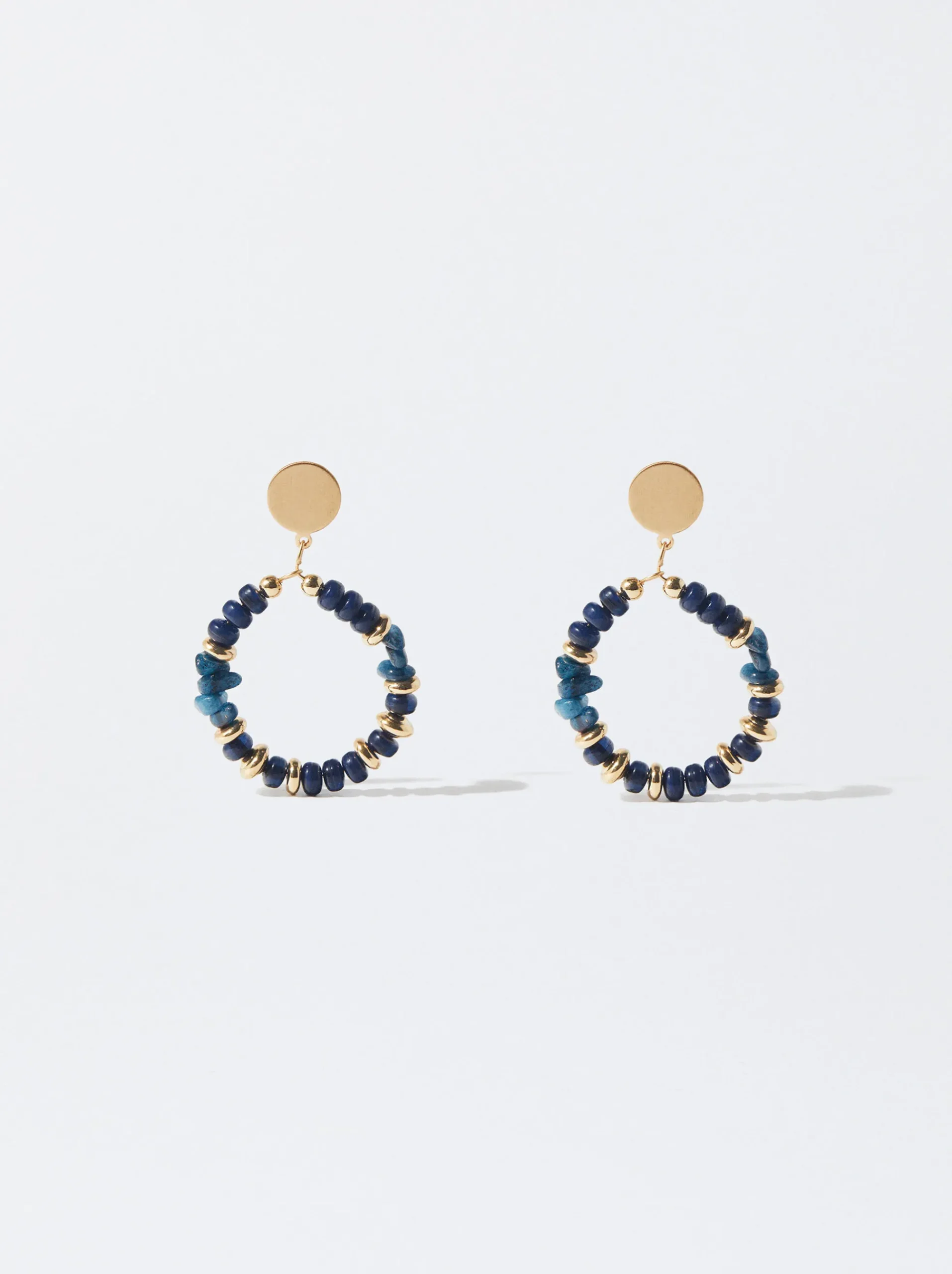 PARFOIS Ringe>Ohrringe Mit Stein Blau