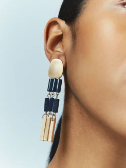 PARFOIS Ringe>Ohrringe Mit Stein Blau