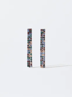 PARFOIS Armbänder>Ohrringe Mit Zierkristallen Mehrfarbig