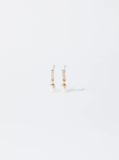 PARFOIS Raffinierter Modeschmuck|Kurze Ohrringe>Ohrringe Mit Zirkonia Golden
