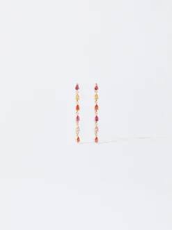 PARFOIS Raffinierter Modeschmuck|Kurze Ohrringe>Ohrringe Mit Zirkonia Mehrfarbig