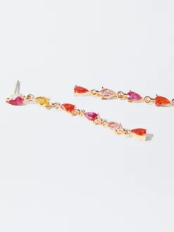 PARFOIS Raffinierter Modeschmuck|Kurze Ohrringe>Ohrringe Mit Zirkonia Mehrfarbig