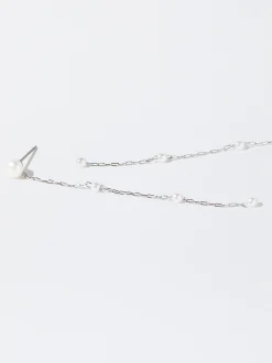 PARFOIS Ohrringe>Ohrstecker Aus Stahl Mit Perlen Silber