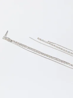 PARFOIS Raffinierter Modeschmuck|Lange Ohrringe>Ohrstecker Mit Perle Silber