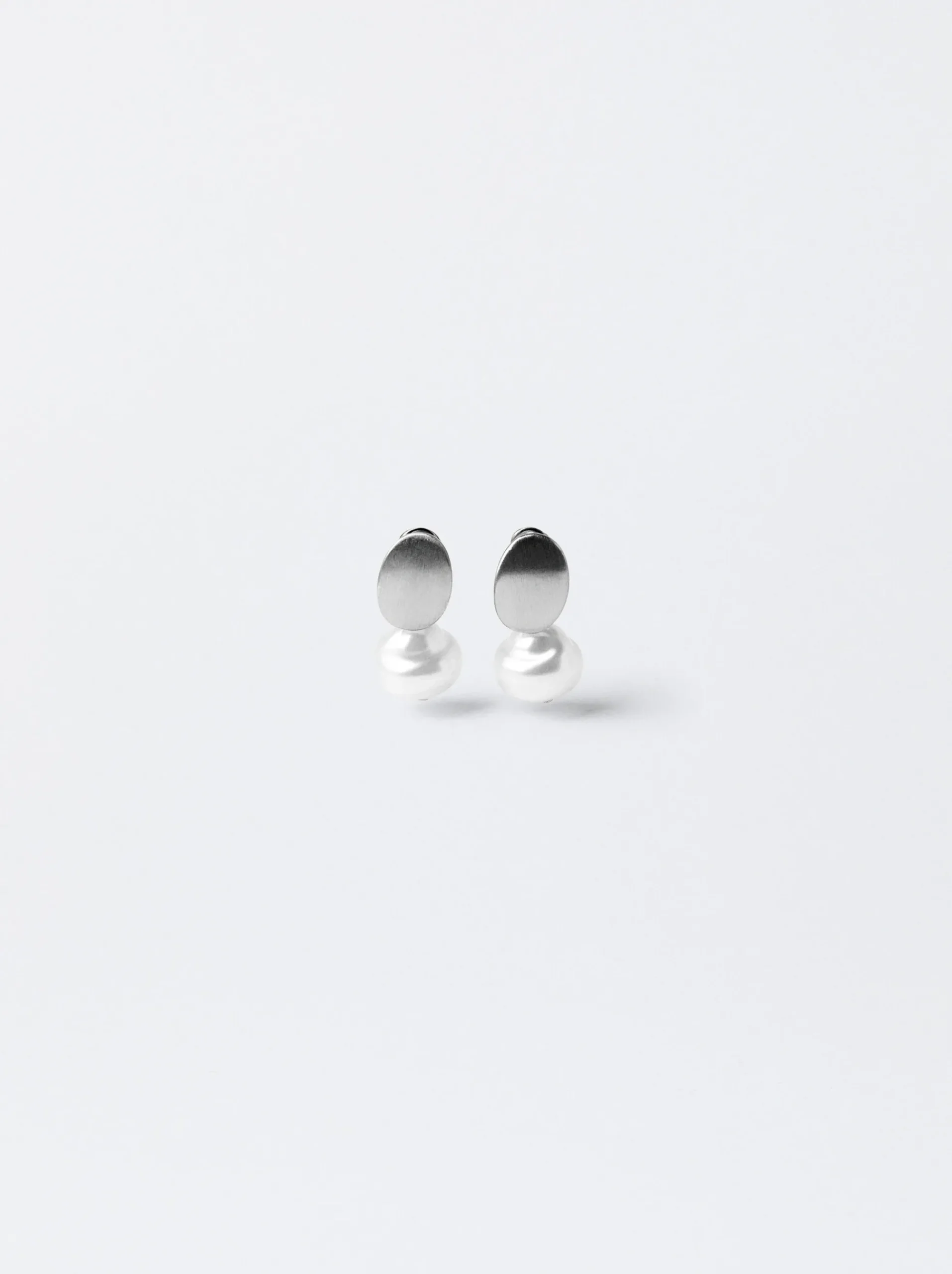 PARFOIS Raffinierter Modeschmuck|Ringe>Ohrstecker Mit Perle Beige