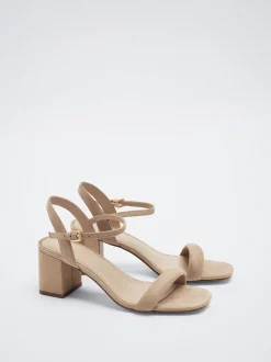 PARFOIS Raffinierter Modeschmuck|Ringe>Online Exclusive - Absatzsandalen Mit Kn&ouml;chelriemchen Rosa
