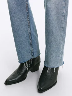 PARFOIS Ringe>Online Exclusive - Cowboystiefel Aus Leder Schwarz