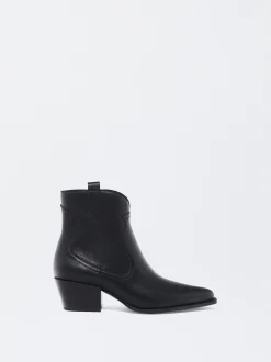 PARFOIS Ringe>Online Exclusive - Cowboystiefel Aus Leder Schwarz