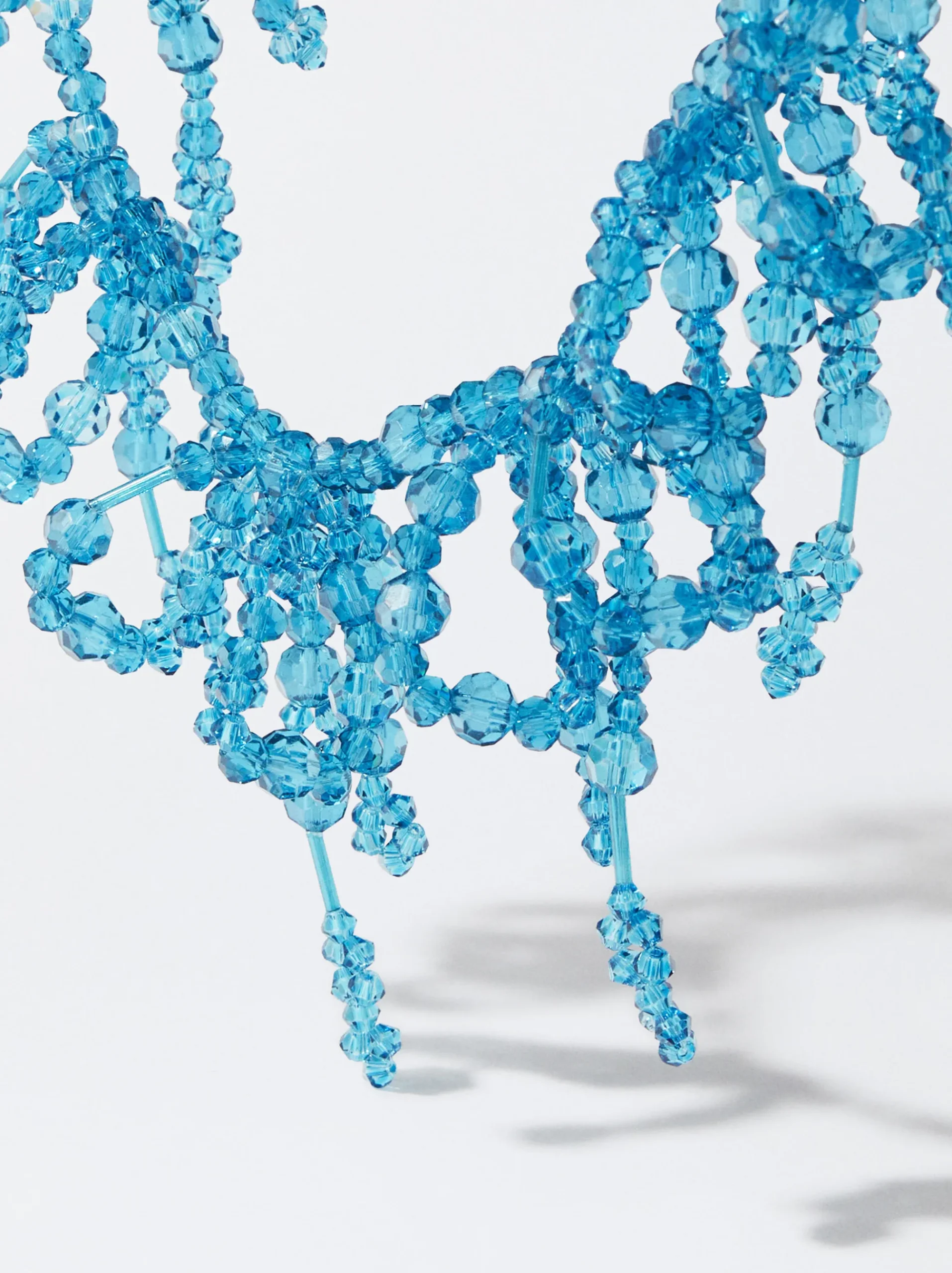 PARFOIS Kurze Ohrringe|Hoop-Ohrringe>Online Exclusive - Halskette Mit Schleife Blau