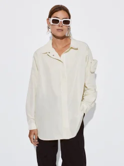 PARFOIS Basics|Blazer und Mäntel>Online Exclusive - Hemd Aus Nylon Mit Tasche Ekr&uuml;