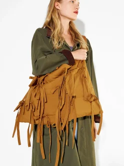 PARFOIS Basics|Shoppers>Online Exclusive - Korbtasche Maxi Mit Fransen Senfgelb