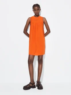 PARFOIS Schultertaschen>Online Exclusive - Kurze Kleid Mit Volantsaum Orange