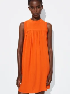 PARFOIS Schultertaschen>Online Exclusive - Kurze Kleid Mit Volantsaum Orange