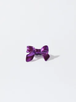 PARFOIS Basics|Strick>Online Exclusive - Metallischer Schleifenring Fuchsia