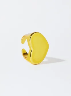 PARFOIS Basics|Hemden>Online Exclusive - Metallischer Herzring Golden