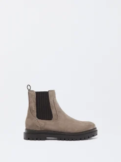 PARFOIS Ringe>Online Exclusive - Niedrige Stiefeletten Aus Leder Beige