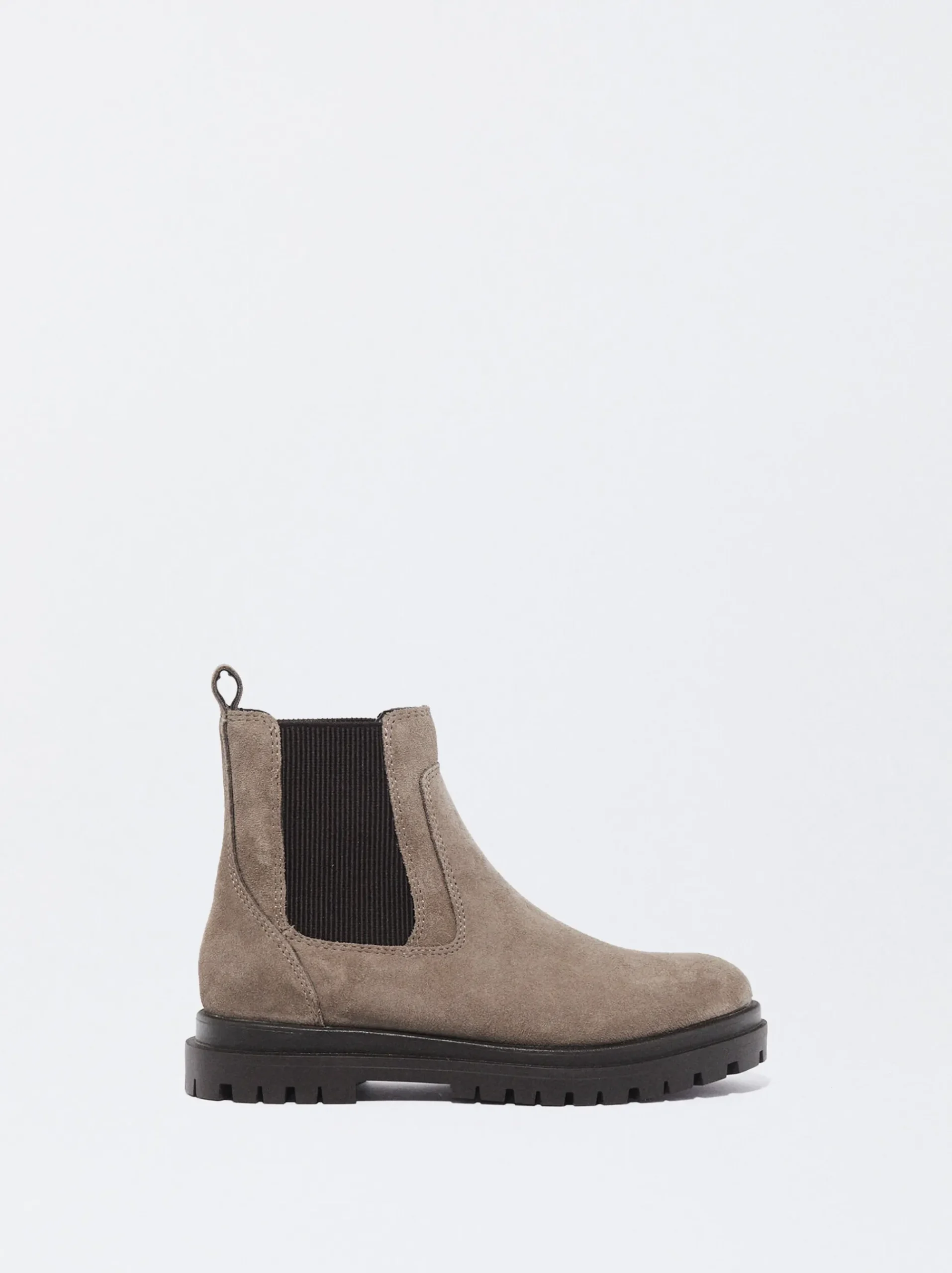 PARFOIS Ringe>Online Exclusive - Niedrige Stiefeletten Aus Leder Beige