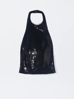 PARFOIS Schultertaschen>Online Exclusive - Paillettenoberteiln Schwarz