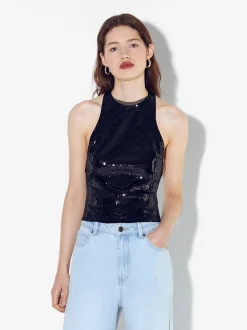 PARFOIS Schultertaschen>Online Exclusive - Paillettenoberteiln Schwarz