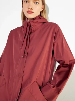 PARFOIS Raffinierter Modeschmuck|Lange Ohrringe>Online Exclusive - Parka Mit Taschen Und Kapuzen Bordeaux