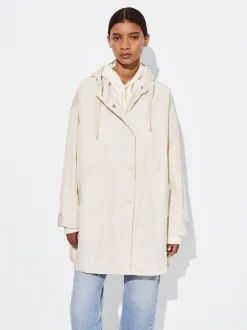 PARFOIS Raffinierter Modeschmuck|Kurze Halsketten>Online Exclusive - Parka Mit Taschen Und Kapuzen Ekrü
