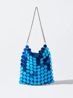 PARFOIS Basics|Handtaschen>Online Exclusive - Party-Handtasche Mit Pailletten Blau