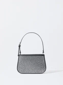 PARFOIS Basics|Umhängetaschen>Online Exclusive - Party-Schultertasche Mit Strass Schwarz