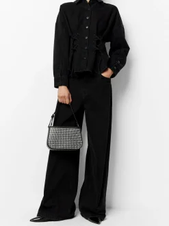 PARFOIS Basics|Umhängetaschen>Online Exclusive - Party-Schultertasche Mit Strass Schwarz