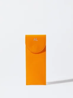 PARFOIS Printed>Online Exclusive - Personalisiertes Federtasche Orange