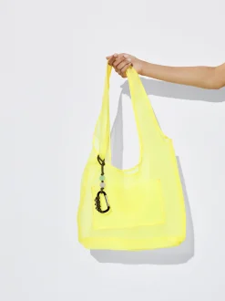 PARFOIS Blazer und Mäntel>Online Exclusive - Schultertasche Aus Organza Gelb