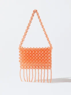 PARFOIS Schultertaschen|Basics>Online Exclusive - Schultertasche Mit Perlen Orange