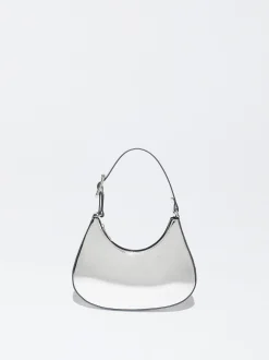 PARFOIS Ponchos und Kimonos>Online Exclusive - Schultertasche Im Metallischen Look Silber