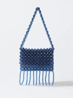 PARFOIS Schultertaschen>Online Exclusive - Schultertasche Mit Perlen Blau