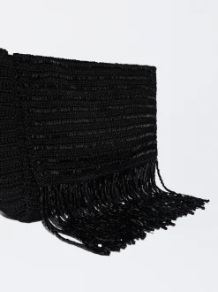 PARFOIS Blazer und Mäntel>Online Exclusive - Schultertasche Mit Fransen Schwarz