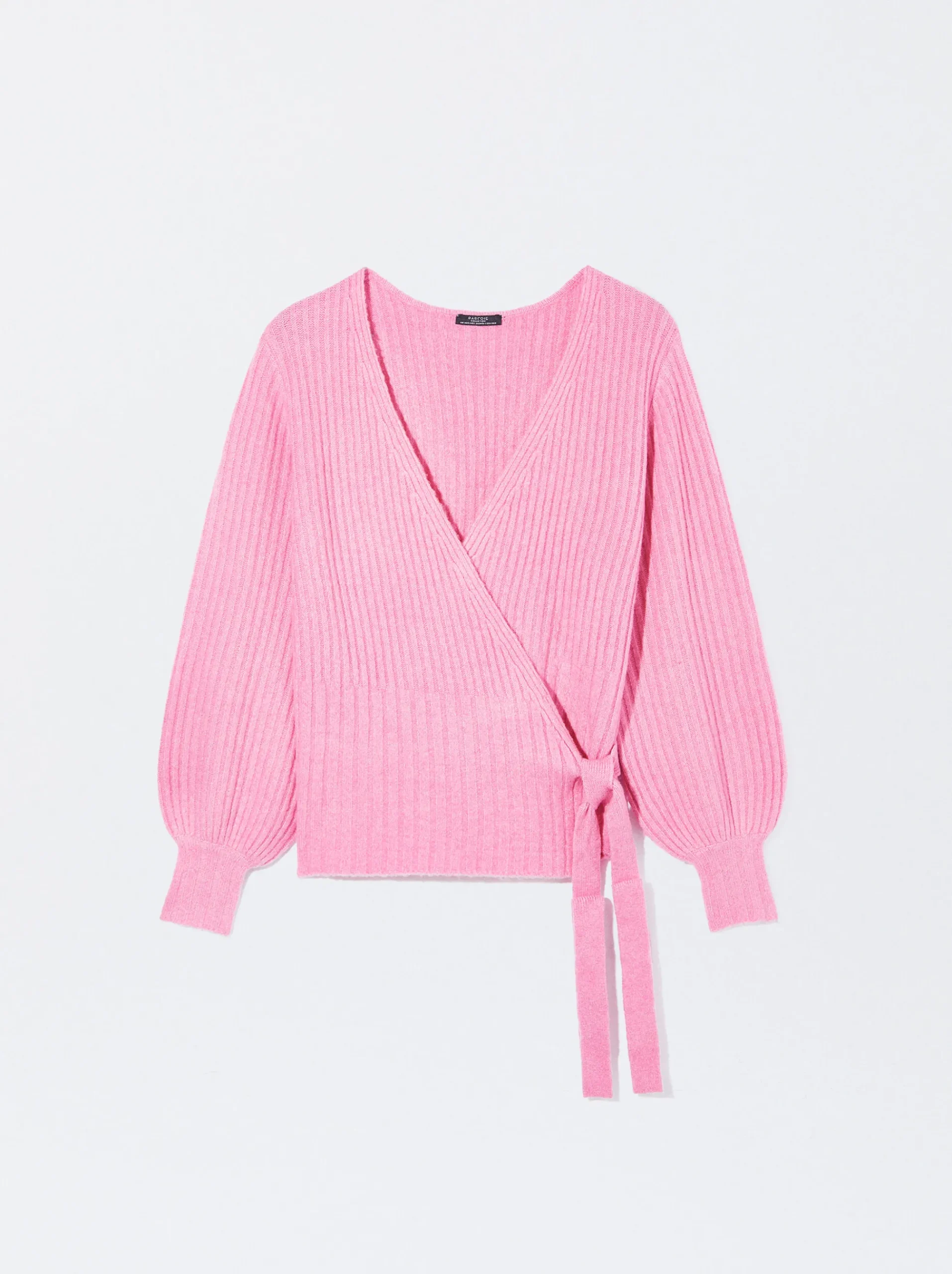 PARFOIS Hosen>Online Exclusive - Strickjacke Mit Schleife Rosa