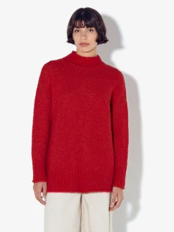 PARFOIS Kleider>Online Exclusive - Strickpullover Mit Wolle Rot