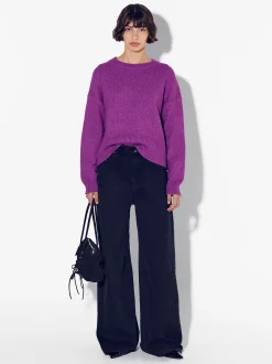 PARFOIS Hosen>Online Exclusive - Strickpullover Violett